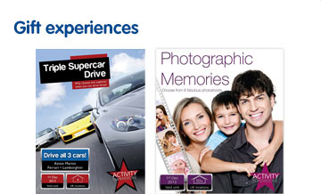 Gift experiences